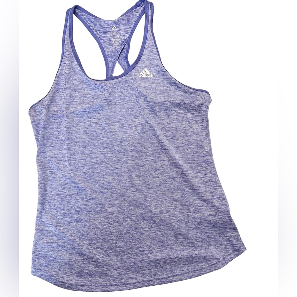 Adidas Performance Keyhole fitness tank top Climalite Technology Purple, M